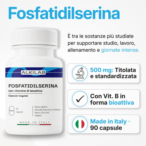 Fosfatidilserina con Vitamine B - bioattive